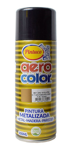 AEROSOL ORO 18 KILATES AEROCOLOR