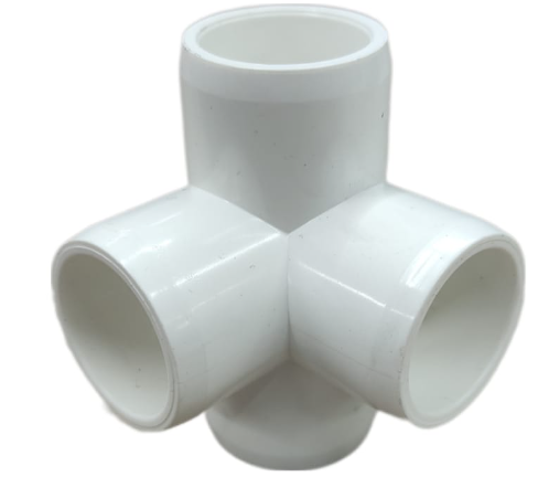 CONECTOR PVC 4 SALIDAS 1/2"