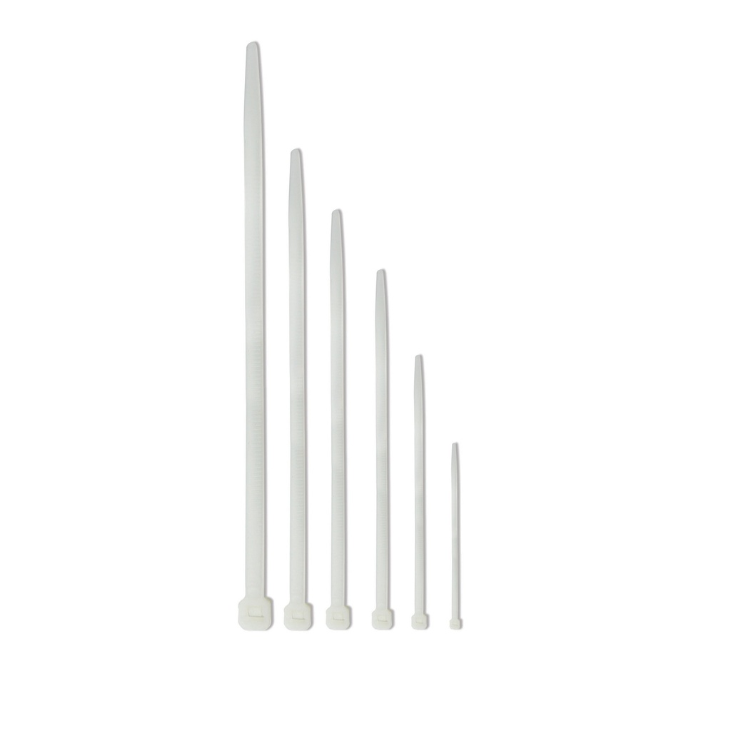 AMARRE PLASTICO 250X4.8MM BLANCO 100UND