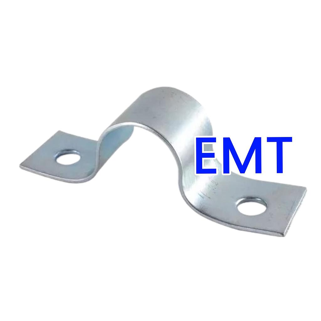 GRAPA METALICA 1/2 DOBLE ALETA EMT