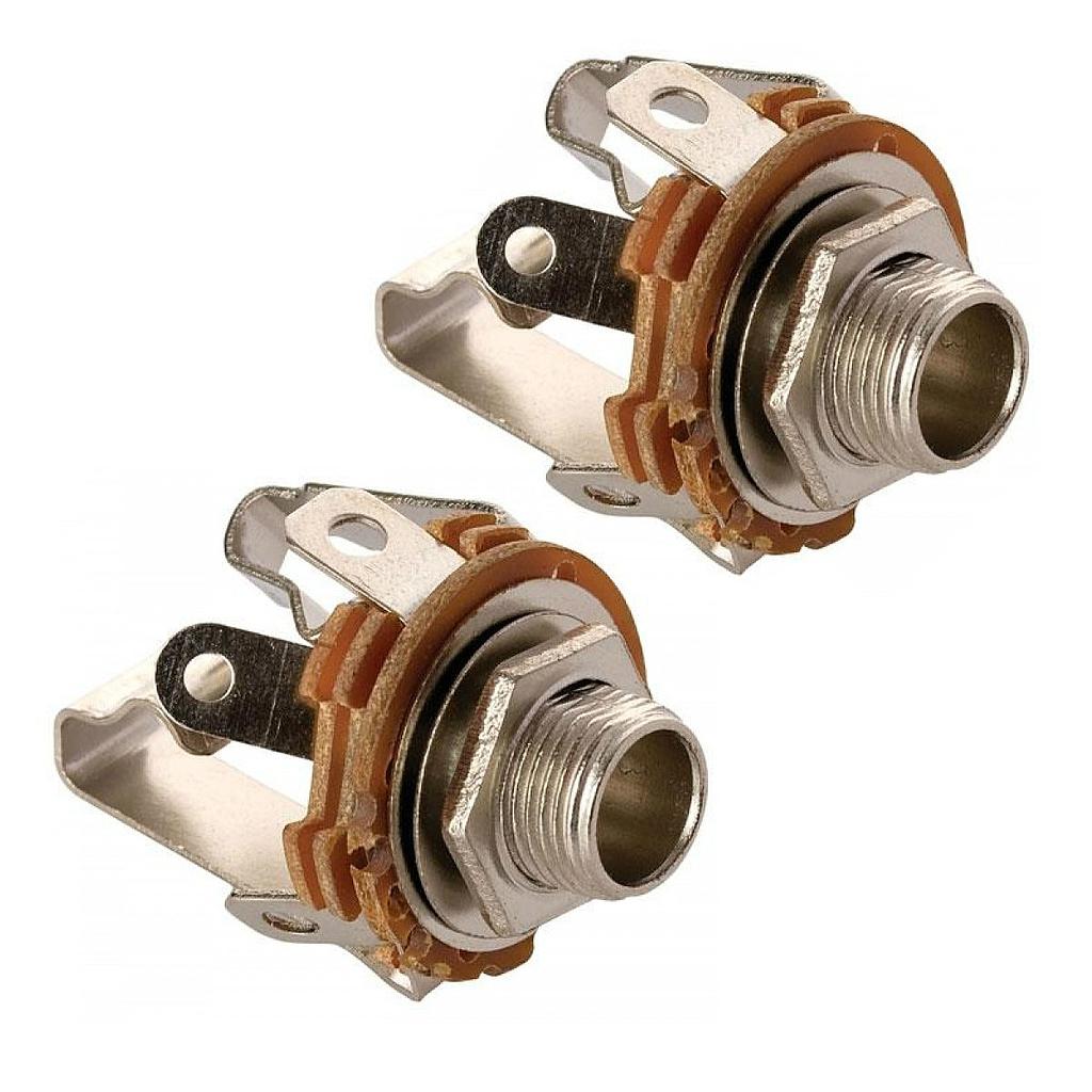 JACK PARA CHASIS 1/4 ESTEREO MICROFONO