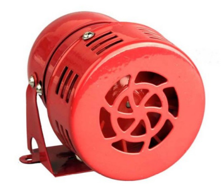 MINI SIRENA 110V METALICO ROJO VOLTIO