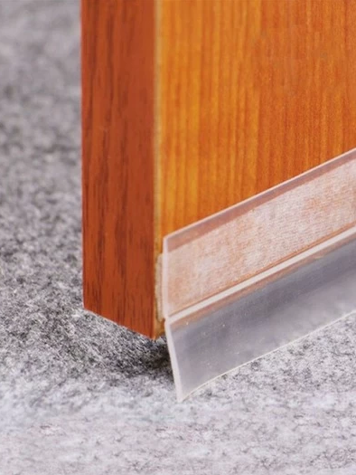 BARREDOR BURLETE PUERTA ADHESIVO 1MT RIGIDO