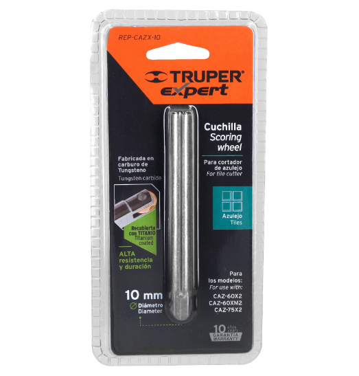 RODAJA PARA CORTADORA DE ENCHAPE 10MM TRUPER