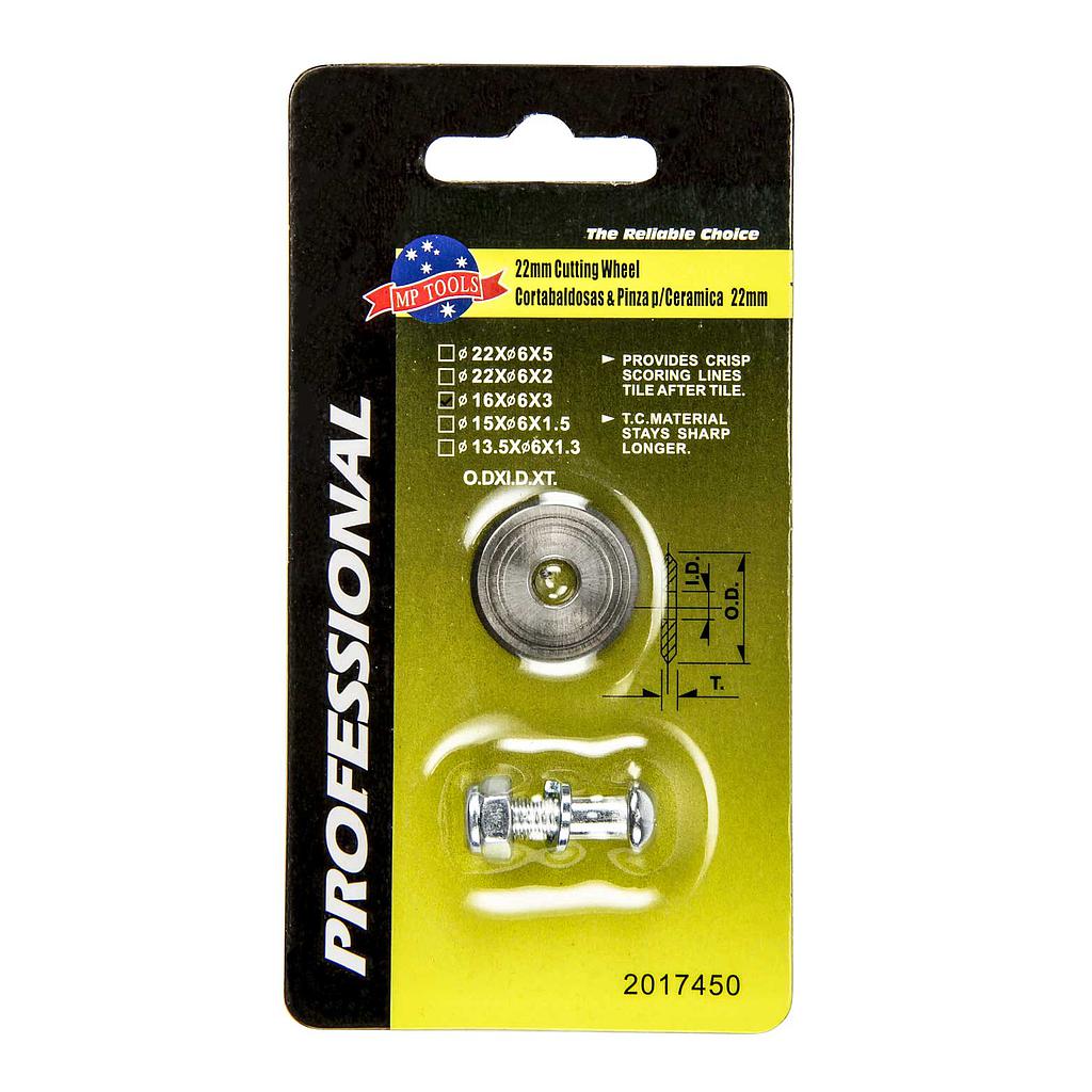 RODAJA PARA CORTADORA DE ENCHAPE MP 22MM