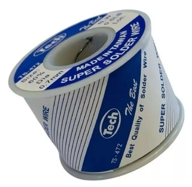 SOLDADURA ESTAÑO TECH 60/40 0.5LB