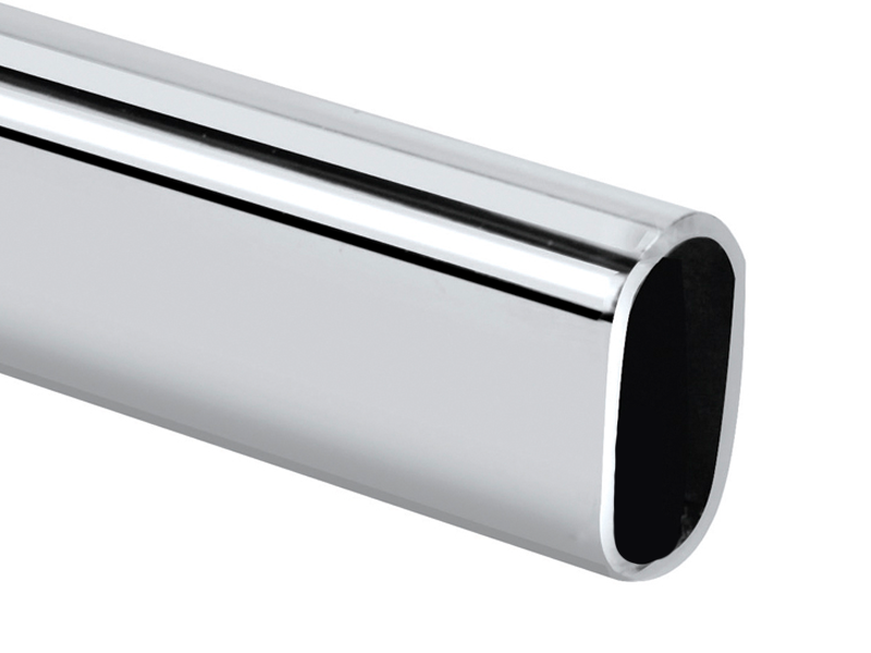 TUBO OVALADO CROMADO CLOSET X3MT