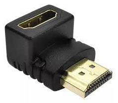 UNION HDMI ANGULO MACHO HEMBRA