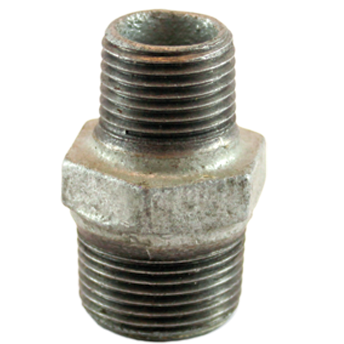 UNION NIPLE GALVANIZADO 1/2 X 3/8