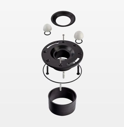 BRIDA PARA SANITARIO 3" Y 4" GRIVAL