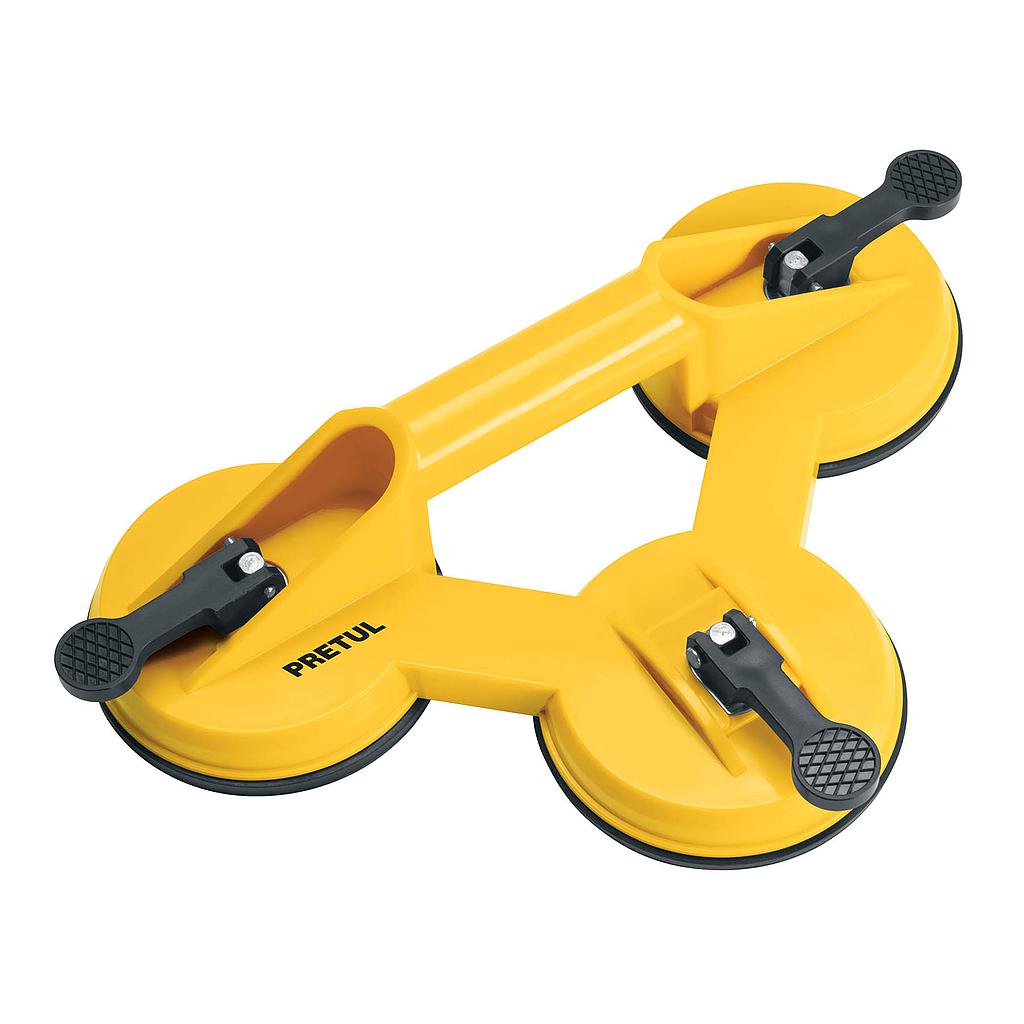 VENTOSA PARA VIDRIO 3 COPAS PRETUL