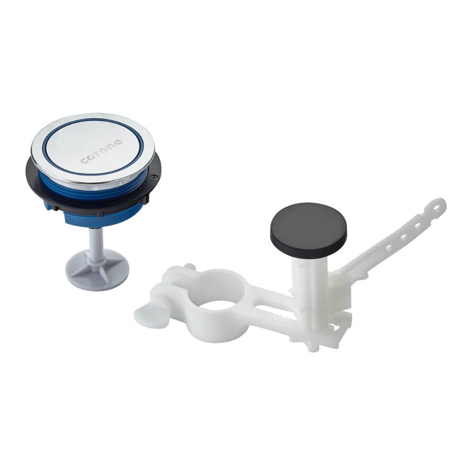 BOTON SENCILLO DESCARGA SANITARIO CORONA 38MM