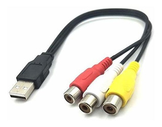 CABLE RCA A USB