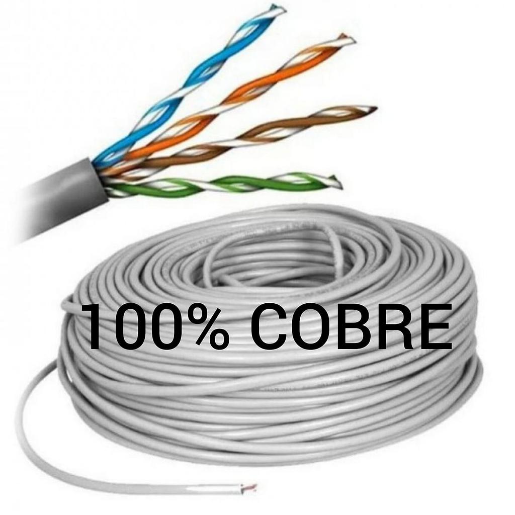 CABLE UTP CAT. 6 100% COBRE X MT