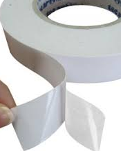 [1010] CINTA DOBLE FAZ TRANSPARENTE JAZA 1/2MM 25MT