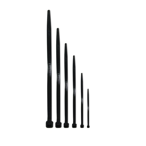 [1010] AMARRE PLASTICO 204X3.6MM NEGRO 100UND VESTA