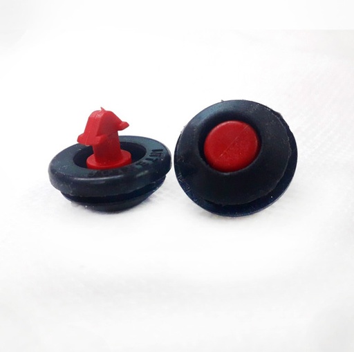 [1010] EMPAQUE FUSIBLE NEGRO ROJO OLLA EXPRES PEQUEÑO