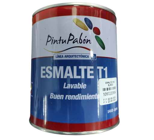 [1010] ESMALTE BLANCO BRILLANTE PINTU PABON 1/4