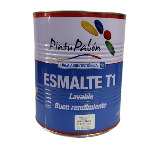 [1010] ESMALTE BLANCO BRILLANTE PINTU PABON GALON