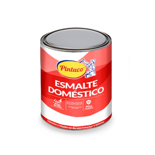[1010] ESMALTE BLANCO MATE DOMESTICO PINTUCO 1/4