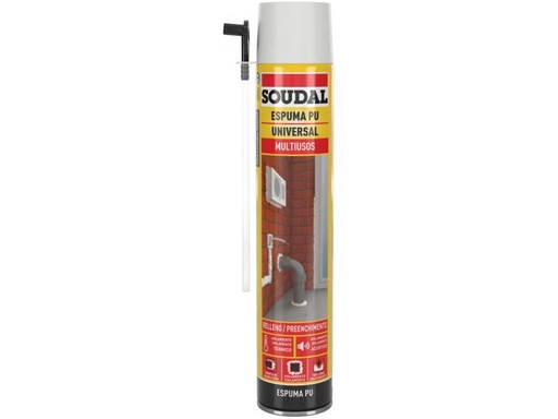 [1010] ESPUMA EXPANSIVA SPRAY SOUDAL 750ml