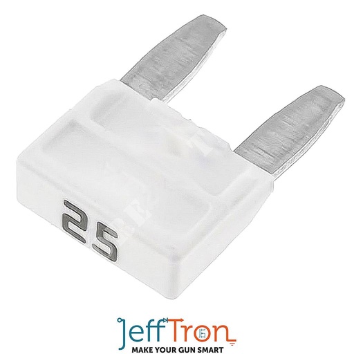 [1010] FUSIBLE PARA CARRO GRANDE 25A TRANSPARENTE  