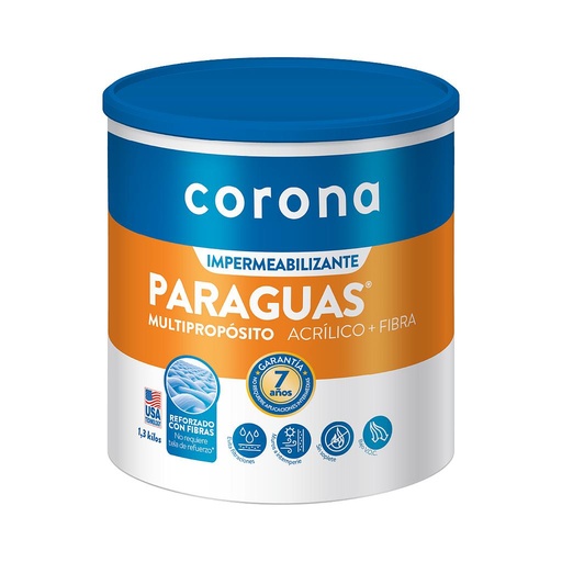 [1010] IMPERMEABILIZANTE CORONA PARAGUAS GRIS 1/4