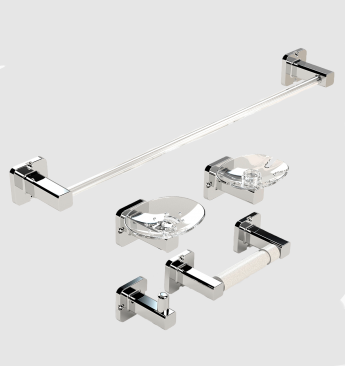 [1010] JUEGO ACCESORIOS BAÑO AQUABLUE BARU 6PC