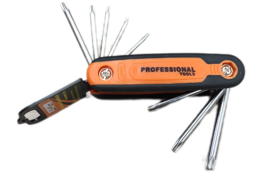 [1010] JUEGO DE LLAVES TORX TIPO NAVAJA WOLF