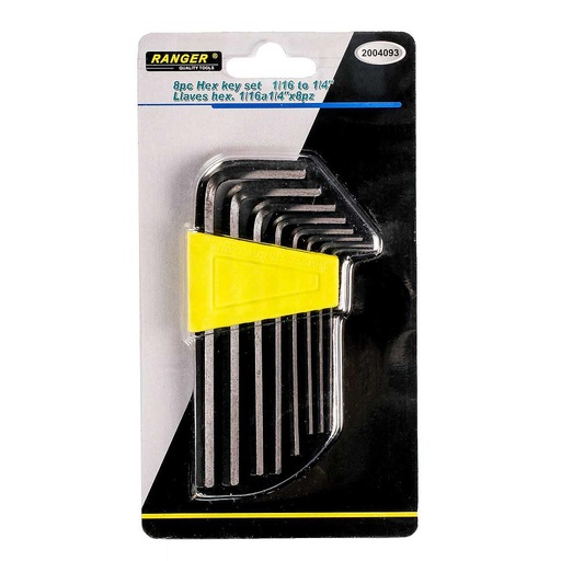 [2004093 MP] JUEGO LLAVE BRISTOL PULGADAS RANGER