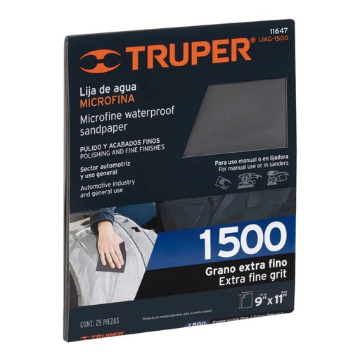 [11647 TR] LIJA NEGRA # 1500 TRUPER