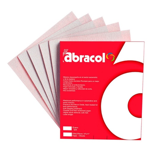 [1010] LIJA ROJA #600 ABRACOL