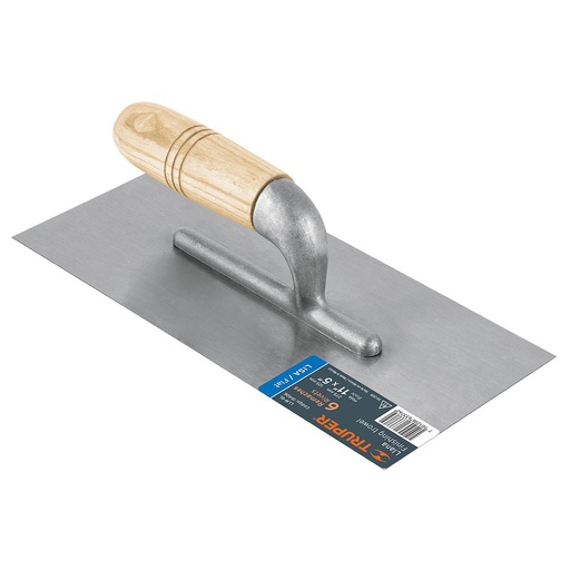 [15406 TR] LLANA METÁLICA MANGO MADERA 11'' X 5'' TRUPER