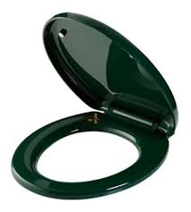 [1010] ASIENTO SANITARIO REDONDO VERDE OSCURO AQUABLUE