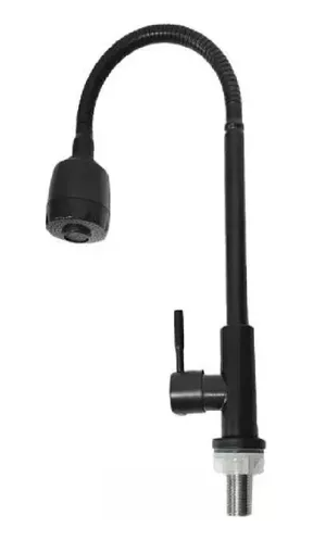 [UNIFER] LLAVE LAVAPLATOS MESON FLEXIBLE NEGRA DTURIN