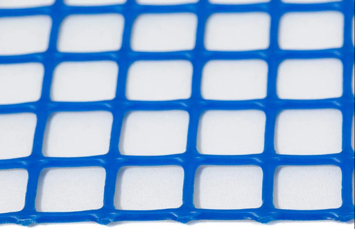 [1010] MALLA PLASTICA 7X7 AZUL X MT