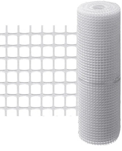 [1010] MALLA PLASTICA 7X7 BLANCA X MT