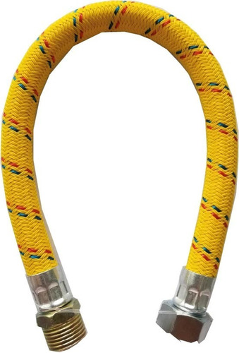 [1010] MANGUERA CALENTADOR FLEXOMETALICA 40CM H-M