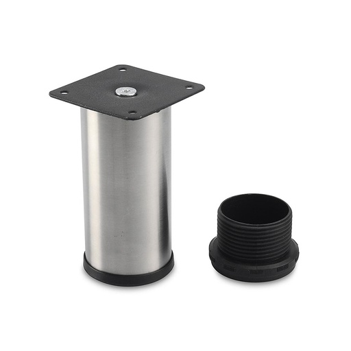 [1010] PATA ACERO 8CM CON NIVELADOR  