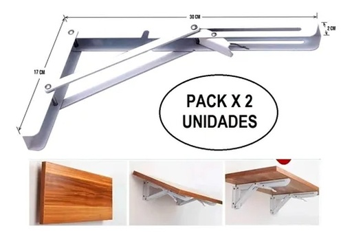 [SHELF SUPPORT] PIE AMIGO ABATIBLE 30CM