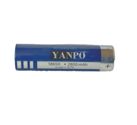 [1010] PILA RECARGABLE 18650 YAMPO 2800mAh UNIDAD