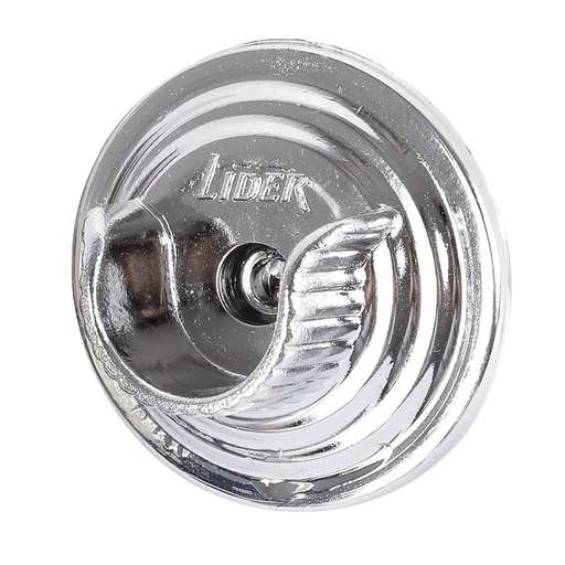 [PC58] PLAFON CORTINA 5/8 CROMO ABIERTO 