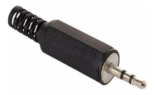 [1010] PLUG ESTEREO 3.5 MACHO PLASTICO