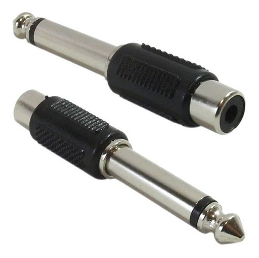 [P16] PLUG RCA HEMBRA X 1/4 MONOFONICO