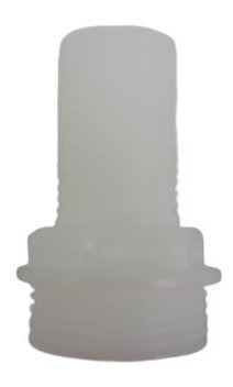 [1010] PRENSA ESTOPA PLASTICO BLANCO DUCHA