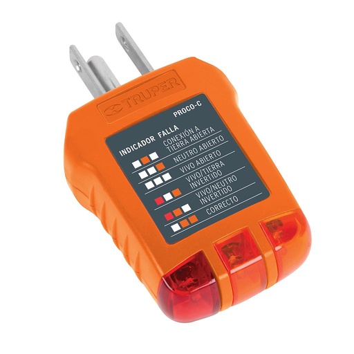 [17241 TR] PROBADOR DE TOMA CORRIENTE TRUPER