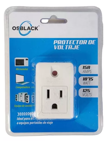 [1010] PROTECTOR DE VOLTAJE OSBLACK 15A 1800W