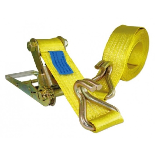 [RR2823M superior] REATA CON RATCHET AMARILLA 50MM X 8MT