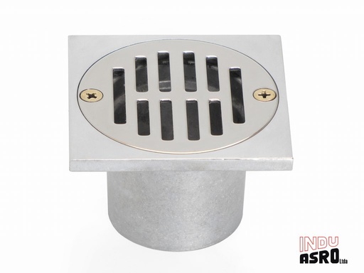 [1010] REJILLA SOSCO 3X3X2 CUADRADA ALUMINIO