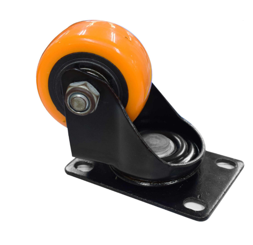 [1010] RODACHINA GIRATORIA NARANJA 2"